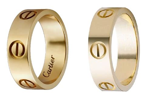 cartier band ring dupe|cartier love ring authenticity.